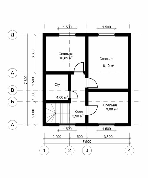 Проект дома № ДБ-113